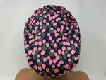 Load image into Gallery viewer, Strawberry On Dark Navy - Ponytail-Japanese Fabric
