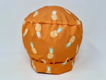 Load image into Gallery viewer, Hawaiian Pineapples on Orange - Scrub Hat
