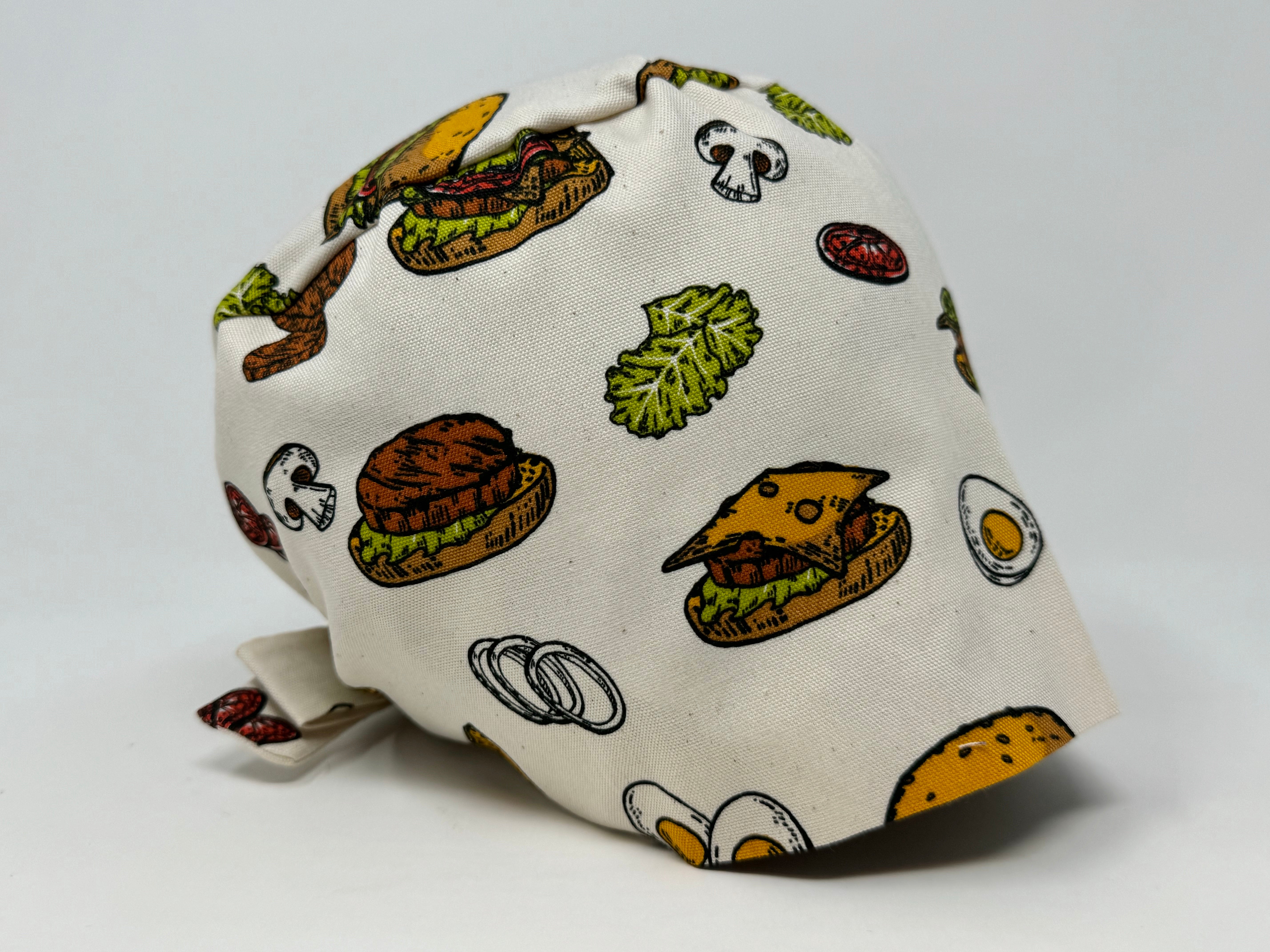 Hamburgers - Cotton Oxford - Cream - Japanese Fabric