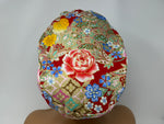 Load image into Gallery viewer, Mixed Flowers 3 *Gold Metallic Print* - Ponytail-Classic Japanese Fabric
