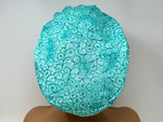 Load image into Gallery viewer, Teal Vines *Silver Metallic Print* - Ponytail
