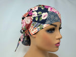Load image into Gallery viewer, Mixed Floral Pattern 2  - *Cotton Dobby*- Ponytail
