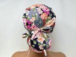 Load image into Gallery viewer, Mixed Floral Pattern 2  - *Cotton Dobby*- Ponytail
