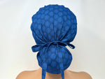 Load image into Gallery viewer, Polka on Navy II  - Ponytail
