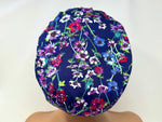 Load image into Gallery viewer, Watercolor Anemone - Indigo - Ponytail
