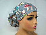 Load image into Gallery viewer, Retro Toadstools B - Cotton Oxford - Ponytail
