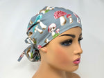 Load image into Gallery viewer, Retro Toadstools B - Cotton Oxford - Ponytail
