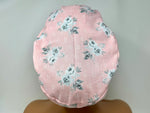 Load image into Gallery viewer, Grey Floral on Pink - Ponytail
