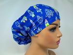 Load image into Gallery viewer, Colorful Rockets - Blue *Glow in the Dark* - Ponytail
