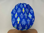 Load image into Gallery viewer, Colorful Rockets - Blue *Glow in the Dark* - Ponytail
