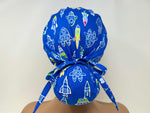 Load image into Gallery viewer, Colorful Rockets - Blue *Glow in the Dark* - Ponytail
