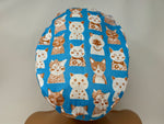 Load image into Gallery viewer, Dashing Cats B  -Cotton Lawn  - Ponytail
