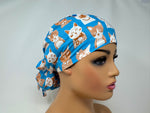 Load image into Gallery viewer, Dashing Cats B  -Cotton Lawn  - Ponytail
