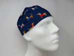 Load image into Gallery viewer, Colorful Dachshund on Navy
