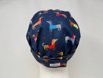 Load image into Gallery viewer, Colorful Dachshund on Navy
