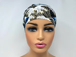 Load image into Gallery viewer, The Great Waves B -*Gold Metallic Print*  - Cotton Dobby - Ponytail
