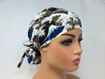 Load image into Gallery viewer, The Great Waves B -*Gold Metallic Print*  - Cotton Dobby - Ponytail
