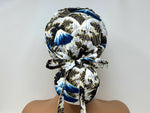 Load image into Gallery viewer, The Great Waves B -*Gold Metallic Print*  - Cotton Dobby - Ponytail
