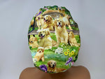 Load image into Gallery viewer, Golden Retrievers Park  - Ponytail
