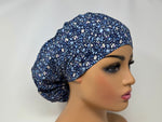 Load image into Gallery viewer, Small  Floral on Ripple - Ponytail
