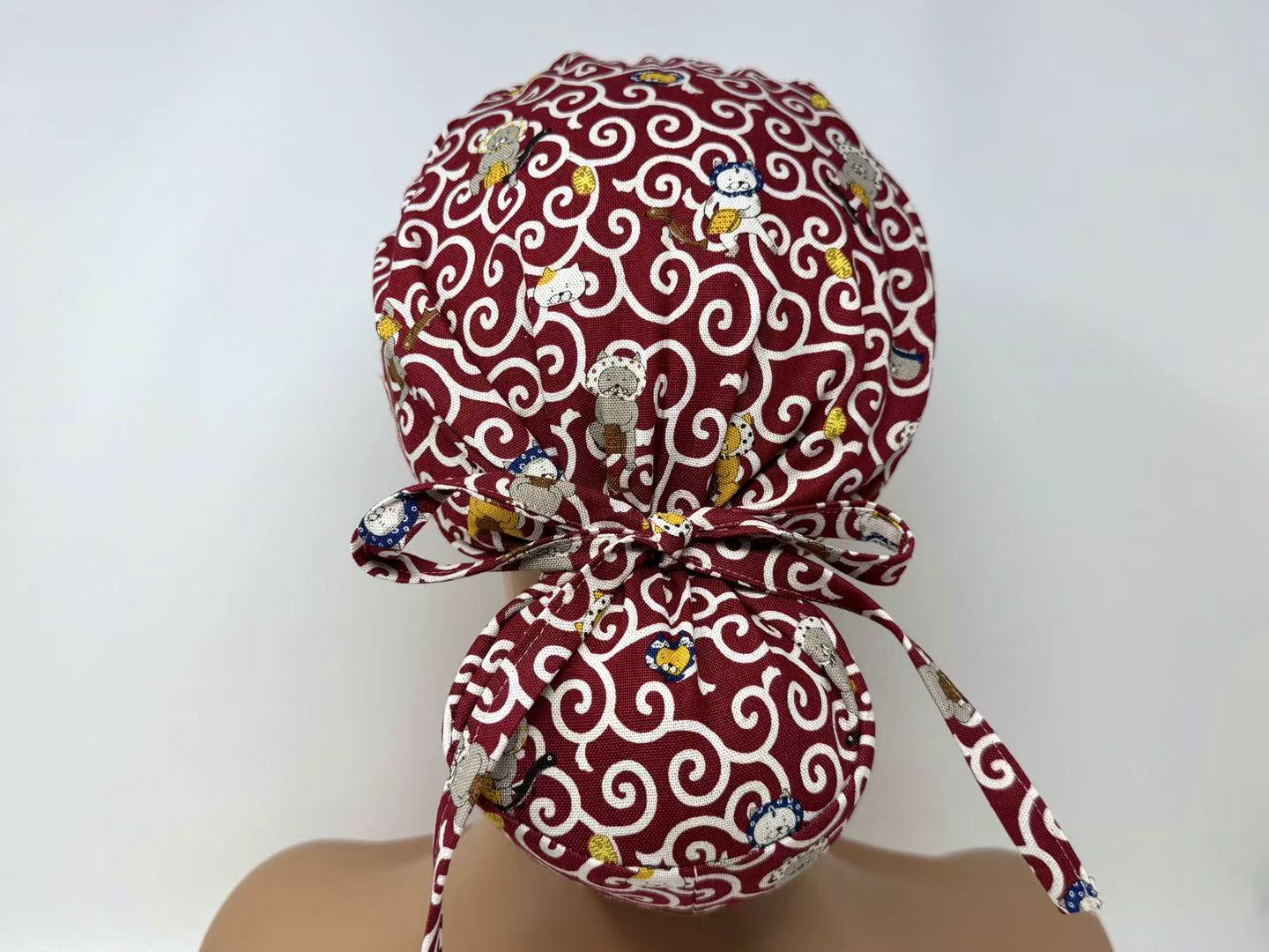 Dojou Sukui Cats - Cotton  Oxford- Ponytail