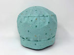 Load image into Gallery viewer, Star Speckles - Teal *Gold Metallic Print*
