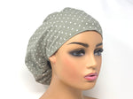 Load image into Gallery viewer, Polka Dots on Grey - Ponytail
