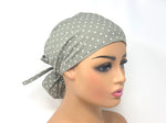 Load image into Gallery viewer, Polka Dots on Grey - Ponytail
