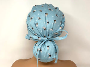 Busy Bees - Blue - Ponytail