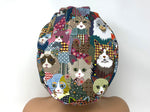 Load image into Gallery viewer, Cats in Japanese Pattern - Ponytail
