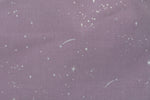 Load image into Gallery viewer, Shooting Stars on Lavender- Silver Metallic Print
