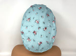 Load image into Gallery viewer, Country Roses on Teal - Ponytail
