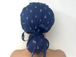 Load image into Gallery viewer, Delicate Bouquet - Indigo - Ponytail
