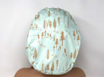 Load image into Gallery viewer, Conifer Forest on Teal - Ponytail

