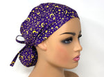 Load image into Gallery viewer, Half Moon and Stars - Purple - Ponytail
