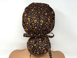 Load image into Gallery viewer, Half Moon and Stars - Orange - Ponytail
