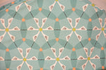 Load image into Gallery viewer, Storks in Geometric Pattern on Teal
