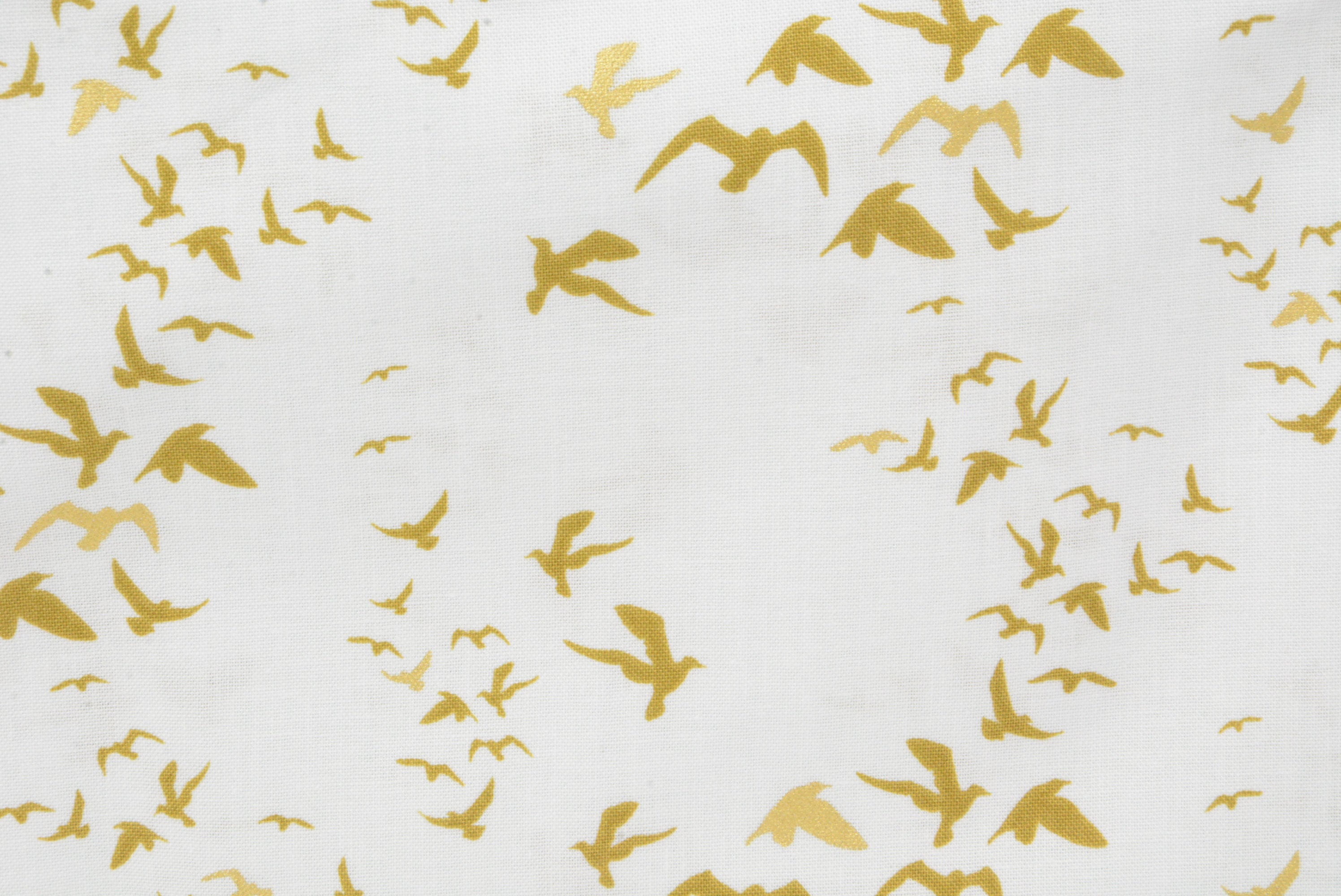 Sky of Doves with *Gold Metallic Print*