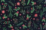 Load image into Gallery viewer, Christmas Mistletoe on Black
