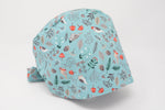 Load image into Gallery viewer, Christmas Sparrows in Hat and Scarf - Icy Blue
