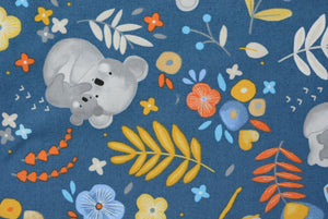 Koala and Baby - Floral