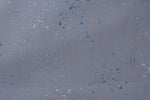 Load image into Gallery viewer, Splash: Neutral Blue - Rose Gold Metallic Print
